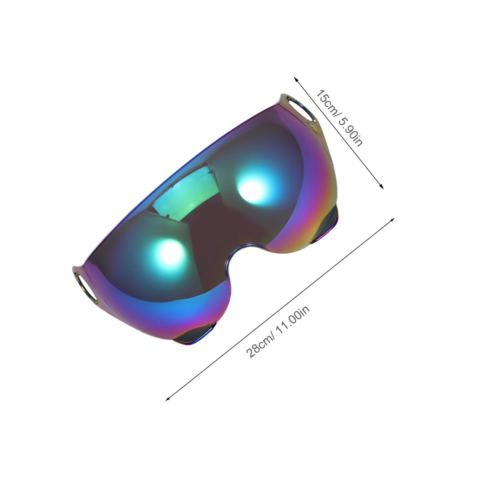 BCOATH Lightweight Protective Shield for Enhanced Night Riding Visibility and Impact Resistance