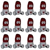 5' Inch Plush Giggling Happy Pill in Red and White (Set of 12)