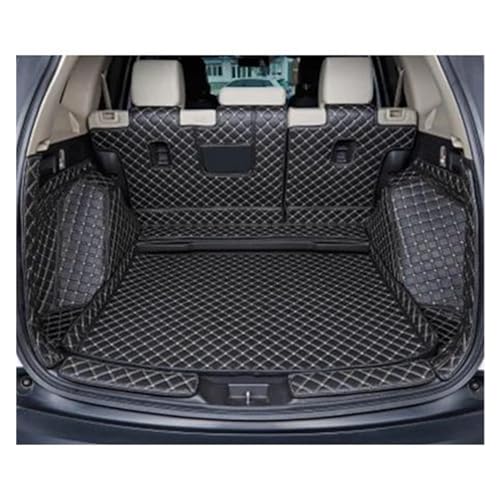 ラゲッジマット シートカバー カー 車のトランクマット車のフロアマットカーペットインテリア自動車装飾プロテクター に適合する CHR に適合する C-HR 2020-2016 ラゲッジマット(ブラックベージュ)