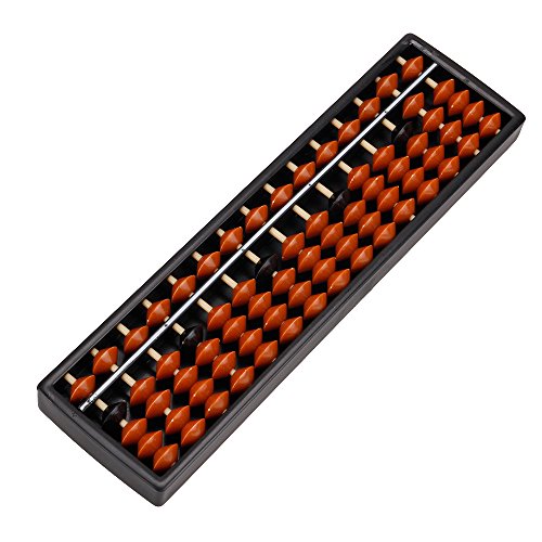 Image of 15 Digits Column Abacus Soroban Arithmetic Math School Learning Aid Tool