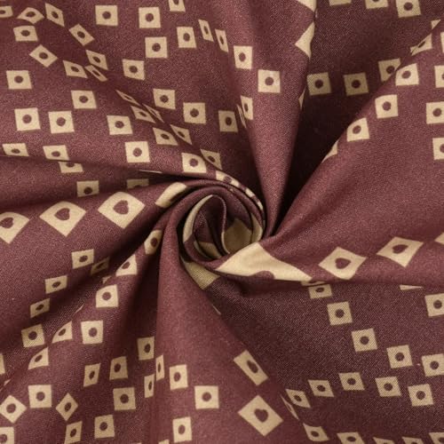 Image of 350 TC Premium Heavy Cotton Feel Elastic Fitted Bedsheet Queen Size with 2 Pillow Covers || Double Bed with All Around Elastic (New Wine, Fitted - 72 inchx78 inch King)