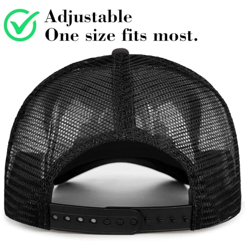 Image of Fathers Day Dad Papa Gifts from Daughter Son Wife, Unique Men's Hat for Dad Grandpa Husband, Leather Pattern Baseball Cap