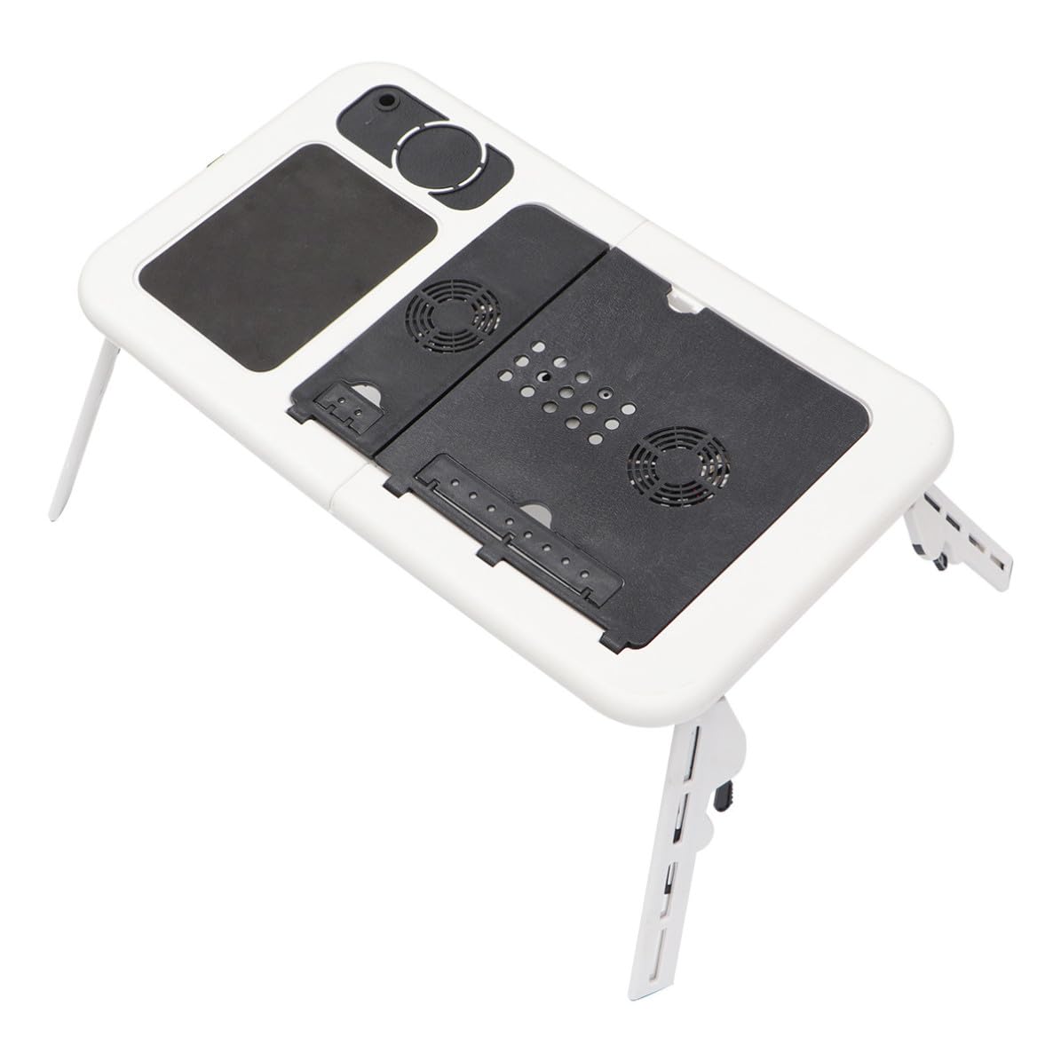 Escritorio Plegable para Portátil ABS, Refrigeración USB