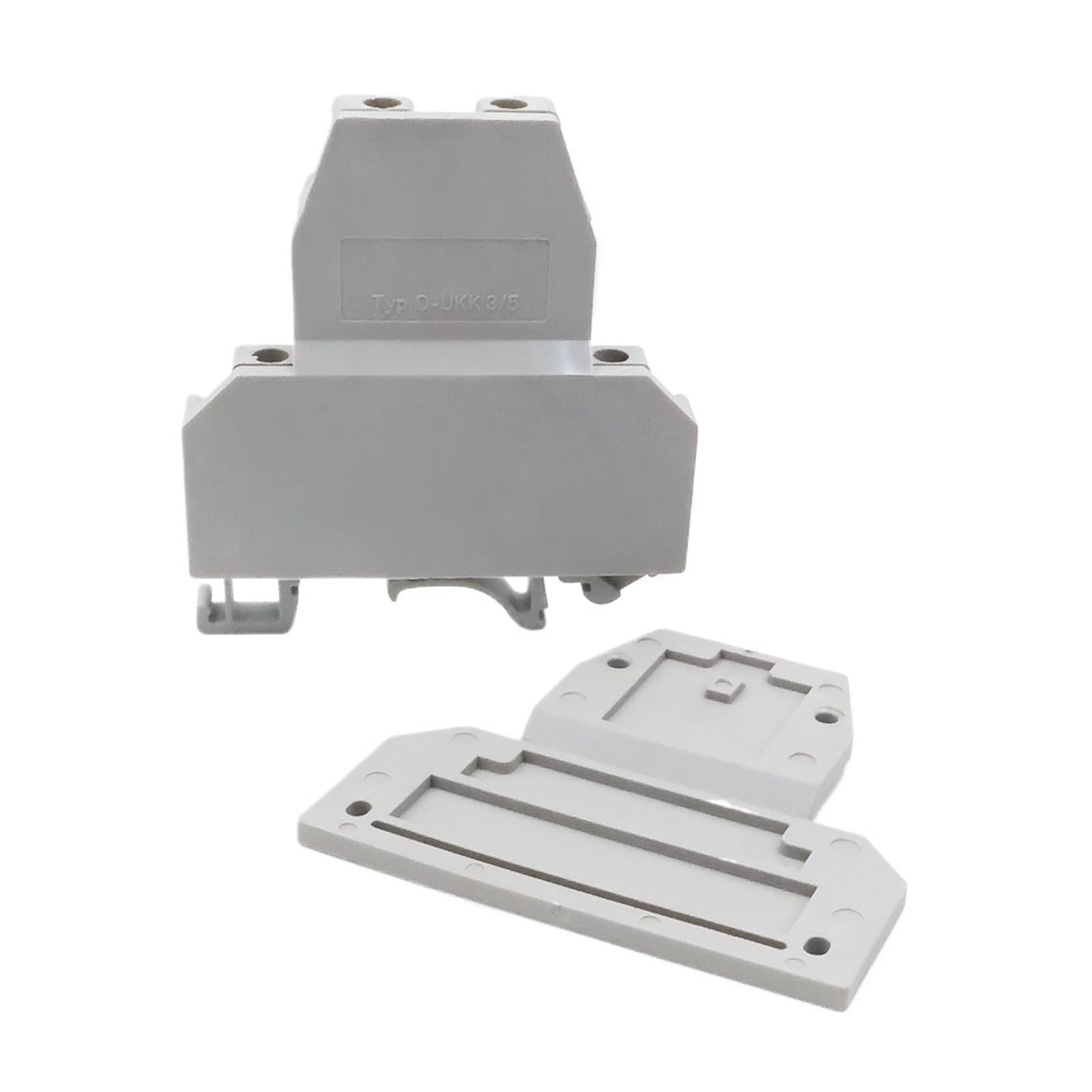 10Pcs D-UKK3/5 DIN Rail Terminal Block Insulation Partition Plate for Secure Connections