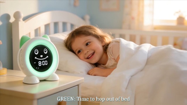 Amazon.com: I·CODE OK to Wake Kids Alarm Clock,Toddler Sleep