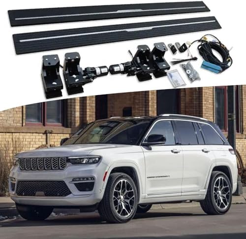 2PCS Estribos Eléctricos Laterales Jeep Grand Cherokee L 2021+