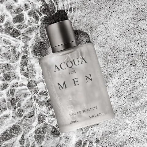 Acqua Cologne for Men Combo (3.4oz / 100ml x 3pcs) Eau de toilette, Fragrance for Men with Bergamot notes, Jasmine, White Musks, Patchouli & Cedarwood (Pack of 3)