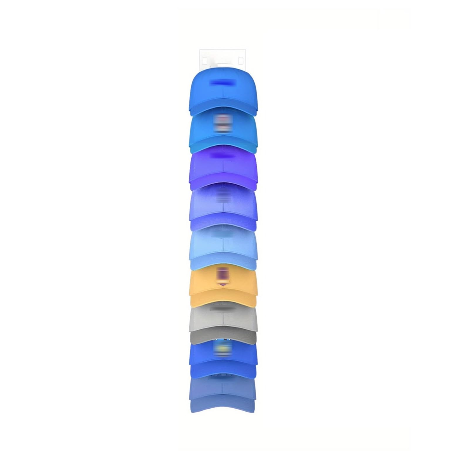 YAOHY Hat Organizer for Baseball Caps Hold, Hat Rack for Wall, Strong Adhesive Hats Storage Display Holder for Closet Door and Wall