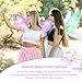 Kasyat 5 Pcs Halloween Light up Fairy Butterfly Wings Bulk Fairy Wings with LED Lights Sparkly Angel Dress up Toy for Halloween Birthday Party Christmas Costume Princess Cosplay Gift