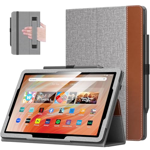 Image of MoKo Case Fits Amazon Kindle Fire HD 10 Tablet(13th /11th Gen) 10.1 inch,Jeans Gray