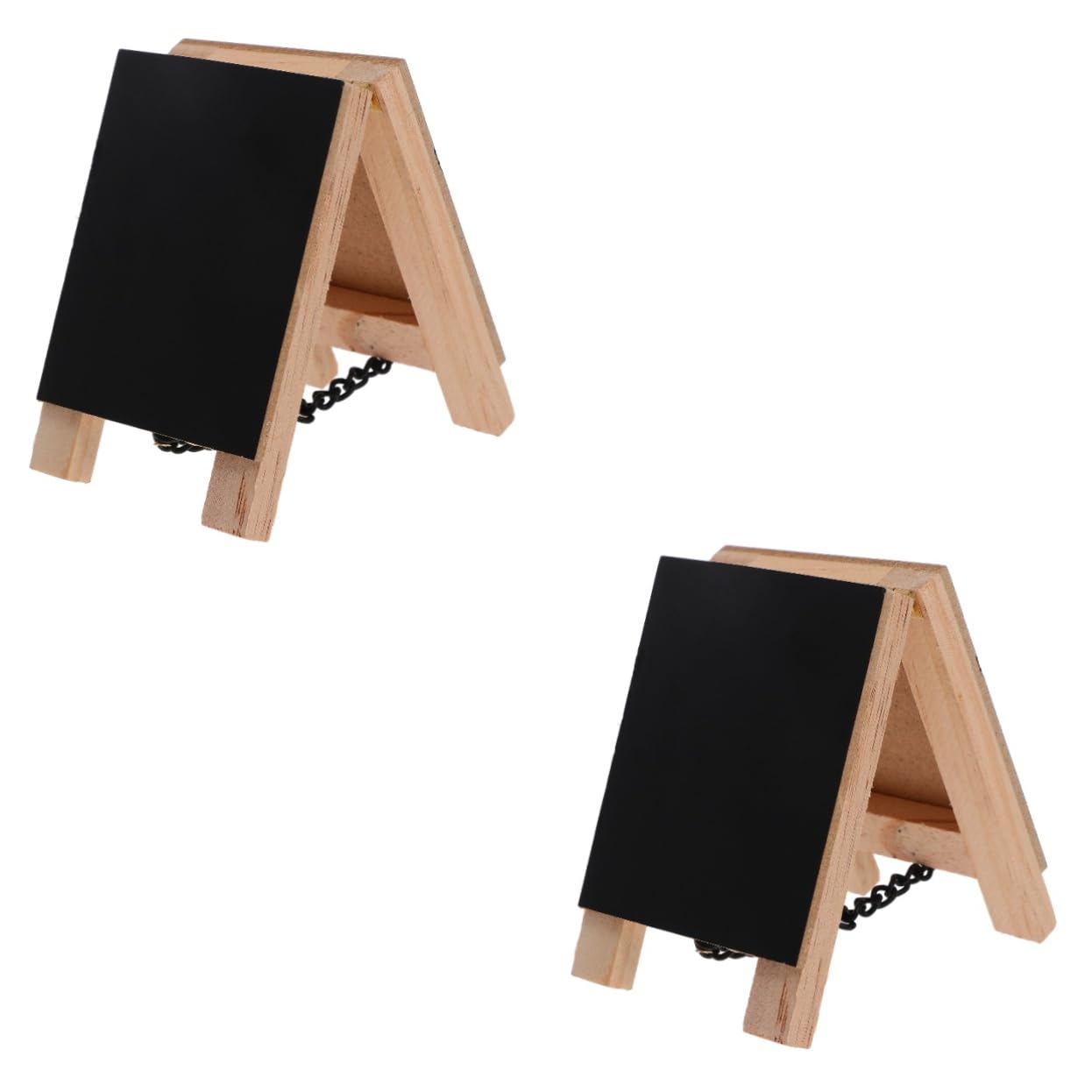 OSALADI 1Pc Chalkboard Sign Double Sided Wooden Tabletop Display with Base Stand Versatile Chalkboard Ornament for Home Decor Restaurants and Events