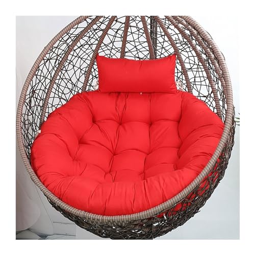 Cojín colgante para silla, cojín de asiento de repuesto para silla colgante al aire libre, cojín cómodo y duradero para cesta colgante (silla no incluida)