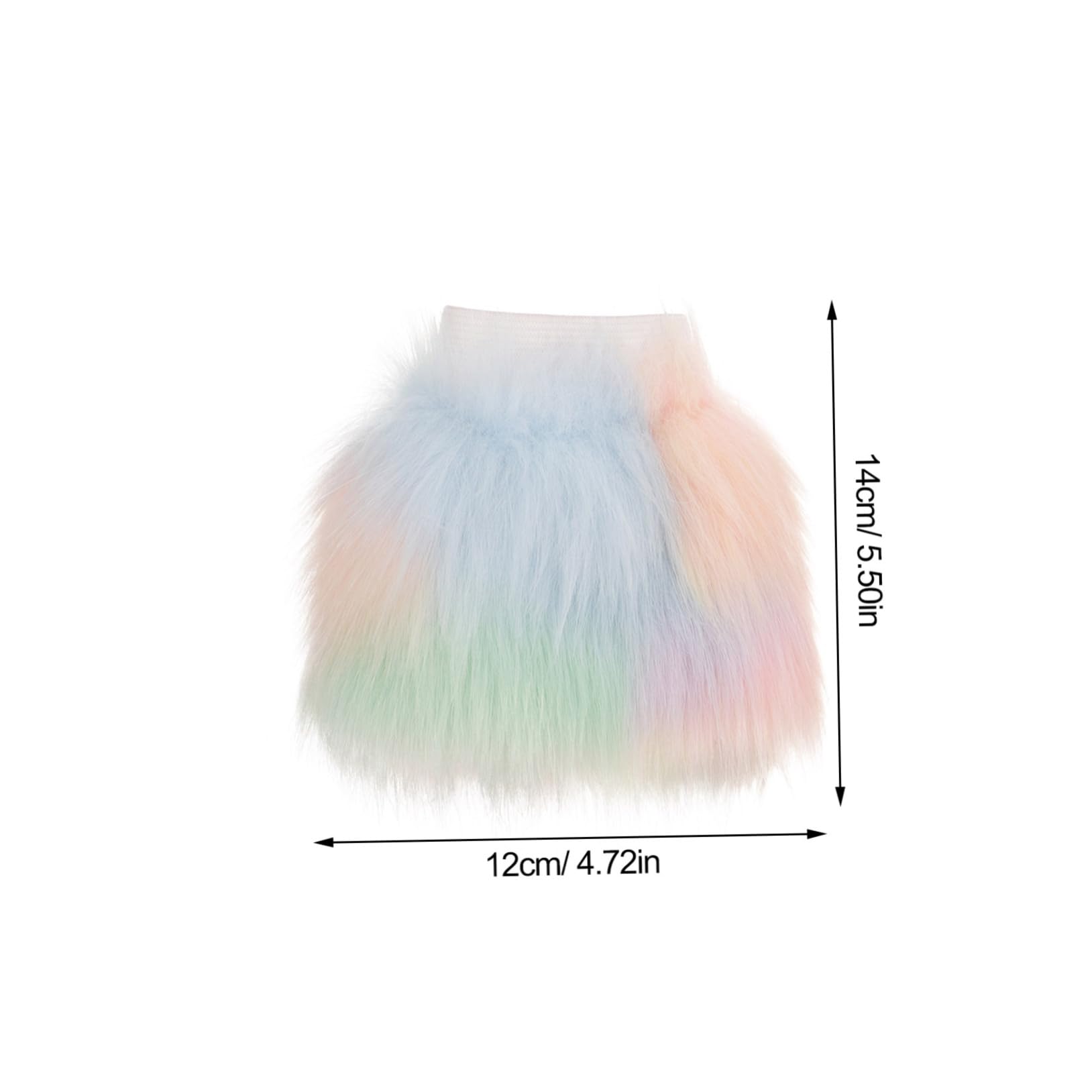 Healeved 1 Pair Winter Wrist Cute Sleeve Pink Fur Plush Warmers Blue Guest Workout Women Faux Fluffy for Fashion Furry For Couples Wrist Fake Artificial Fur