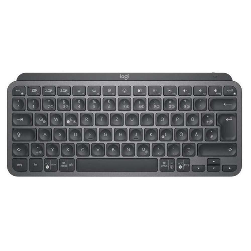 Logitech Mx Keys Mini Combo For Business - TastatuR-UnD-MauS-Set - Hinterleuchtet - Kabellos - 2,4 Ghz, Bluetooth Le - Qwertz - Deutsch - Graphite (9