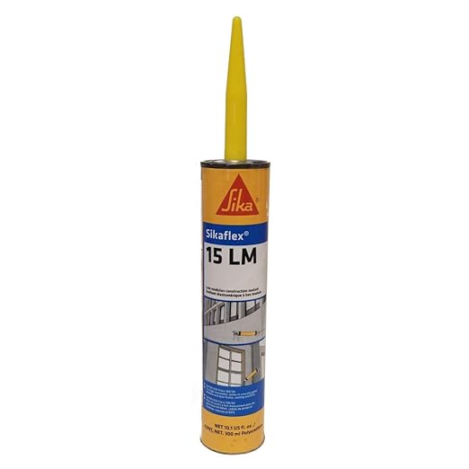 Sikaflex 15LM, Aluminum Gray, Low-Modulus Elastomeric Sealant, 300ml Cartridge