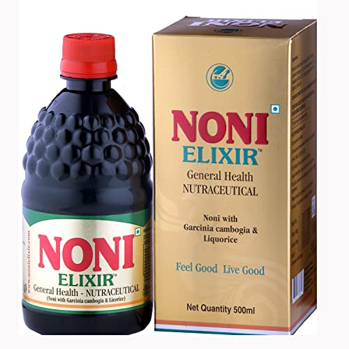 Noni Elixir – Genral Health Noni Fruit Juice 500 ml – Immunity Booster, Natural Detoxifier, Promotes Hair Growth & Skin Glow, Slim Juice for Fat Burn, With Ashwagandha and Aloe Vera Extracts Noni Elixir – Genral Health Noni Fruit Juice 500 ml – Immunity Booster, Natural Detoxifier, Promotes Hair Growth & Skin Glow, Slim Juice for Fat Burn, With Ashwagandha and Aloe Vera Extracts