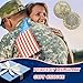ASmileIndeep Military Challenge Coins - 20 Pcs Military Coins -Statue of Liberty Veterans Challenge Coin - Military Appreciation Gift for Veterans