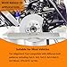 zzhanff Upgraded Toe Plates Wheel Alignment Tool, Steel Provides Accurate Wheel Alignment Measurements, Portable Tool for Car, Truck, SUV, and Vehicle, Includes 2 Measuring Tapes.