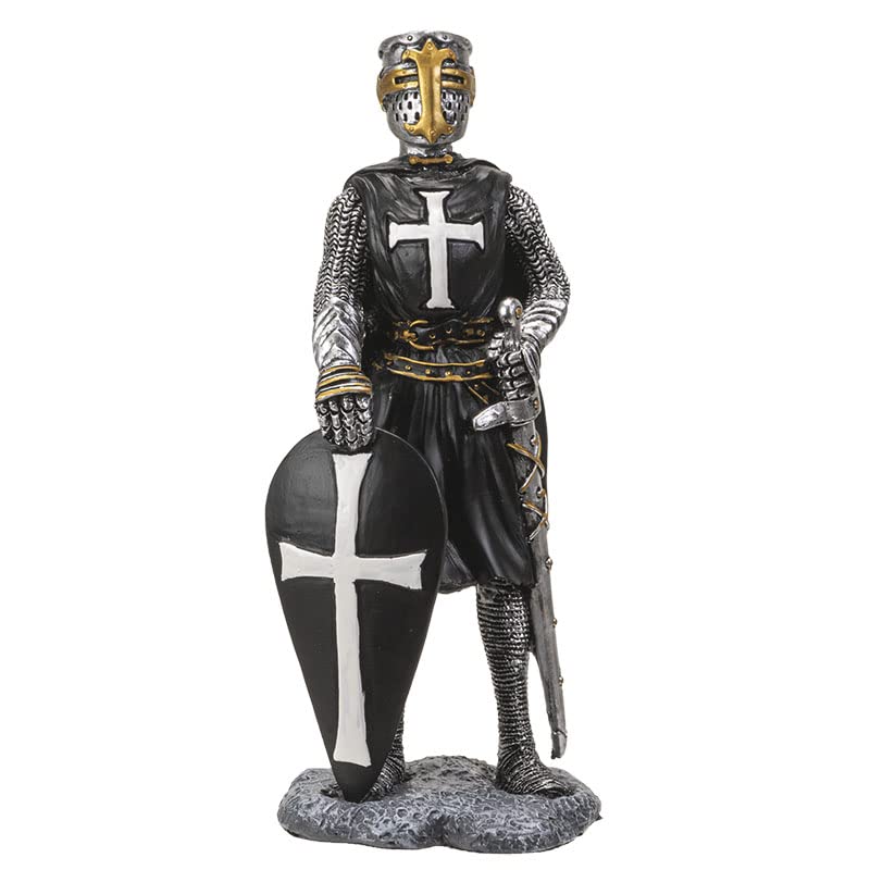 Figurine de croisé avec bouclier pour sublimer la déco de votre bureau