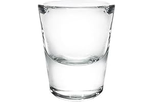 BARCONIC Thick Base 1 Oz Clear Shot Glasses - 12 Pack