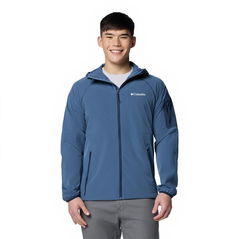 Columbia Men's Tall Heights Ii Hooded Softshell, Dark Mountain, Medium
