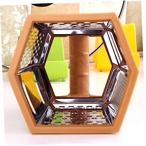 Rallador multifuncional de acero inoxidable de seis caras miniatura 6