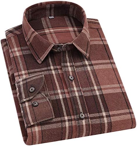 Amazon カジュアルシャツ メンズ 長袖 チェック柄 通気性 綿100 アメカジ トップス 春夏 シャツ 通販