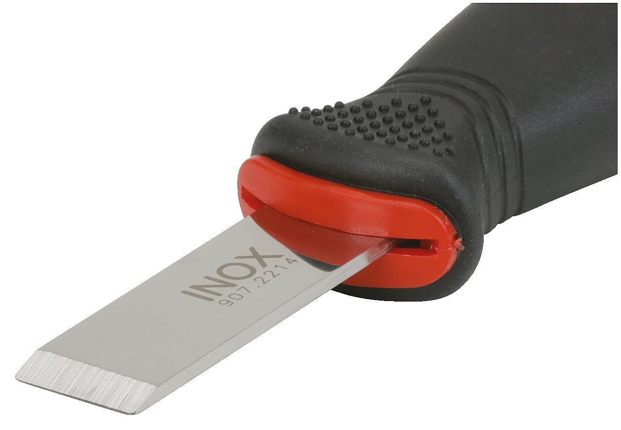 KS Tools 907.2210 Juego de rasquetas de cincel STAINLESS STEEL, 4 pzs