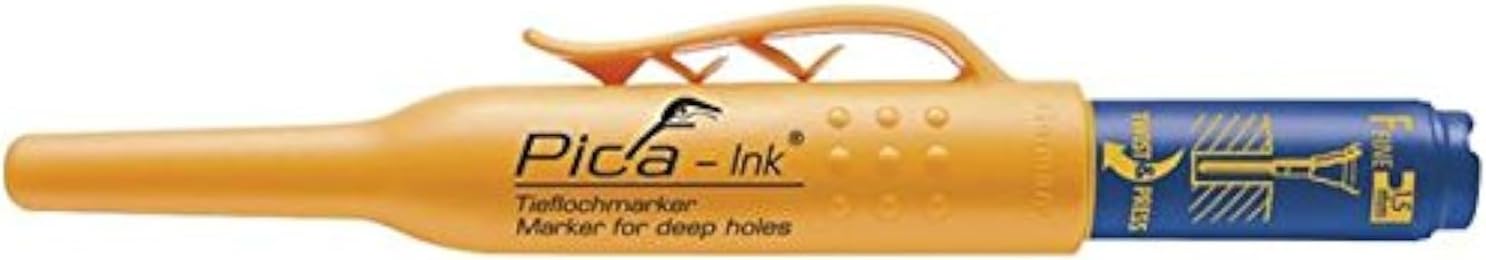 Pica 150/41/SB Ink Deep-Hole Marker Blue (3 Pack)