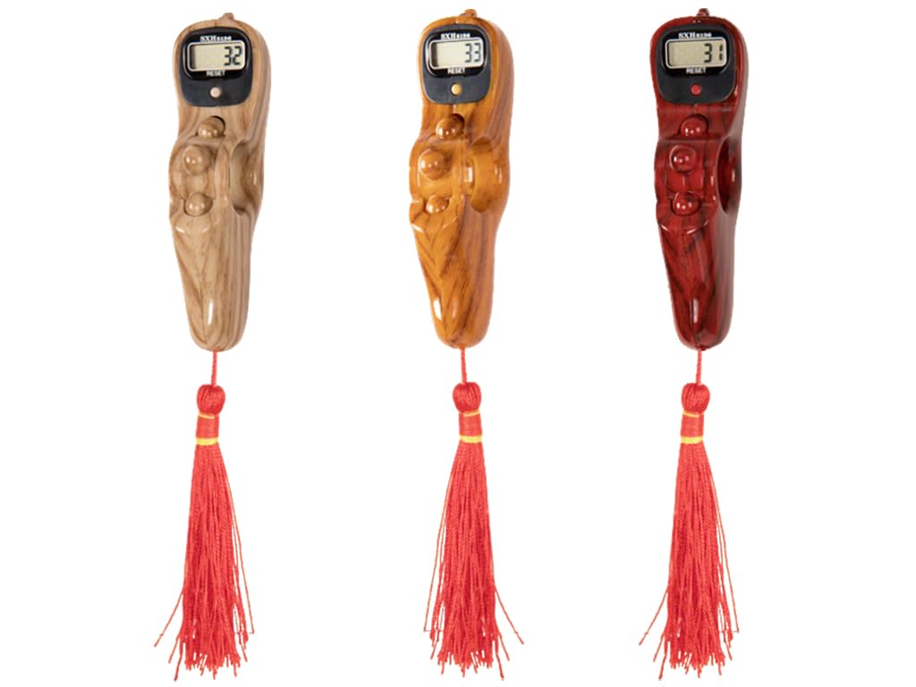 Anlising Digital Beads Counter, 3 unidades de cuentas digitales, contadores de perlas de Buda, contador de cuentas de oración musulmana, contador de cuentas de Buda, contador de cuentas para