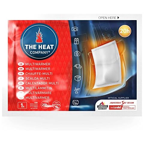 The Heat Company Multi-Warmer Heating Pads - Body Warmers / Battery Warmers / Transport and Logistics Warmers for Shipping Animals and Plants, 20 Hoursof Heat (9 x 13 cm), Pack of 10 Cover