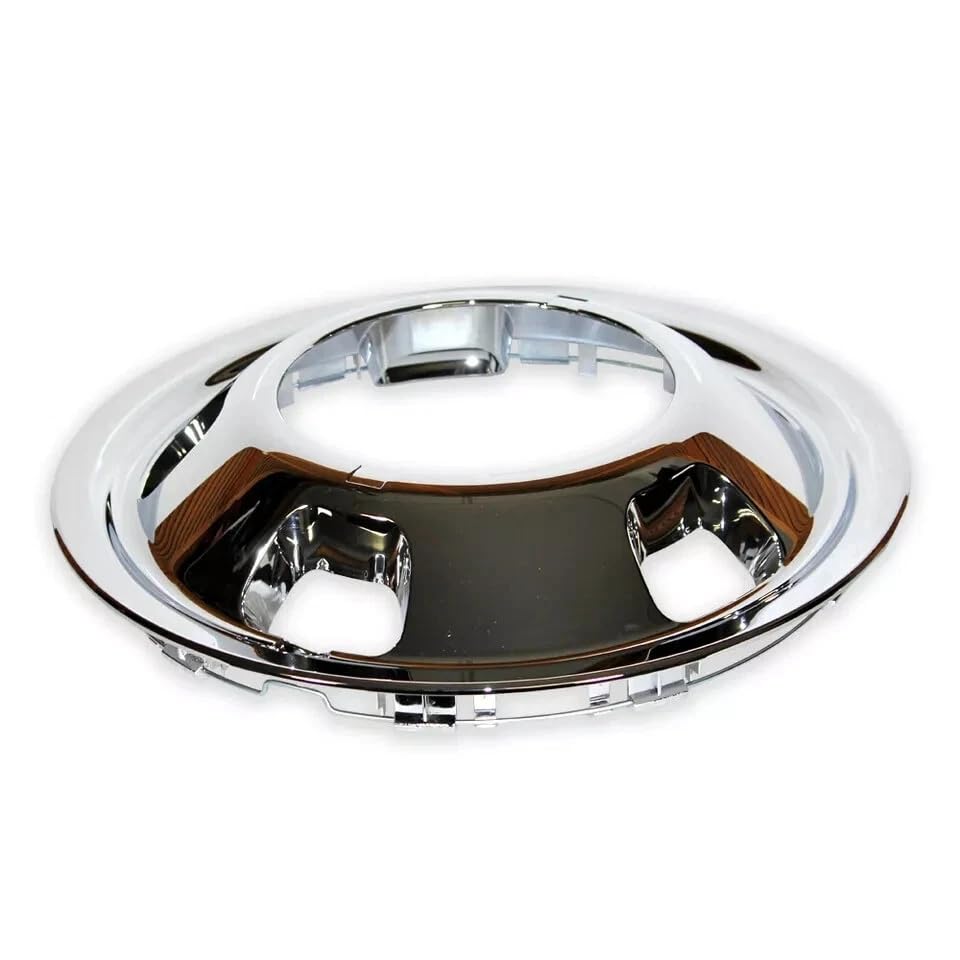 Chrome 17 Front Wheel Simulator Hubcap Cover Compatible with Dodge Ram 3500 Dually Truck 20032018 Push-On Replacement Front Wheel Skin Rim Cover ABS Construction Easy Install OE 52106937AB