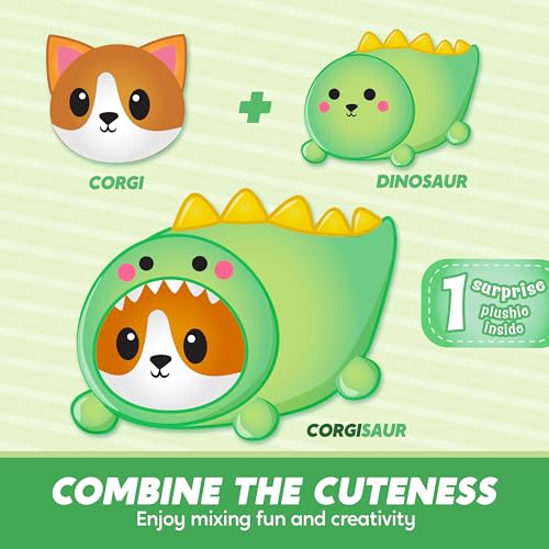 JOYIN Kuscheltie Corgi 26 x 17 x 17cm Plüschkissen Plüschtier Ausgestopftes Tier Spielzeug Kuschelkissen Geschenk Plüschkissen über für Kinder Jungen Mädchen 3 Jahren