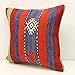 Handmade Kilim pillow 16x16 inch Decorative pillow Boho design Ethnic pillow Cushion Cover