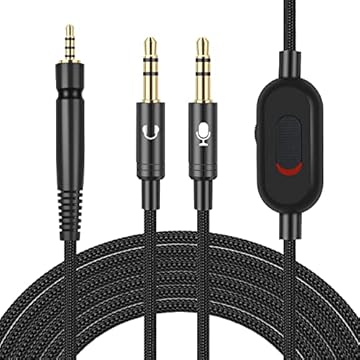 Cabo de substituição UNP PC para SENNHEISER Game ONE, Game Zero, PC 373D, GSP 350, GSP 500, GSP 600, GSP 670, G4ME ONE Zero Fone de ouvido para jogos
