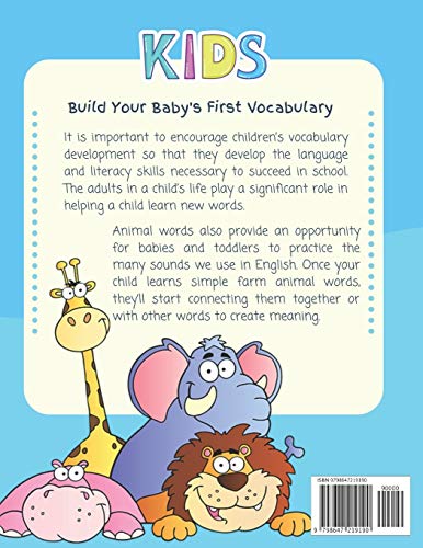 Colorful Large Animals Flashcards for Babies Toddlers English Croatian Dictionary for Kids: My baby first basic words flash cards learning resources ... language. Animal encyclopedias for children