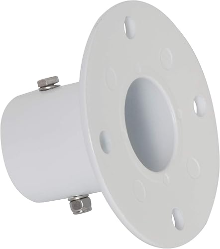 Vista 4 de KUAFU Brida de cubierta deslizante de aluminio con perno de brida para piscinas enterradas de diámetro de 1 7/8 pulgadas (paquete de 1)