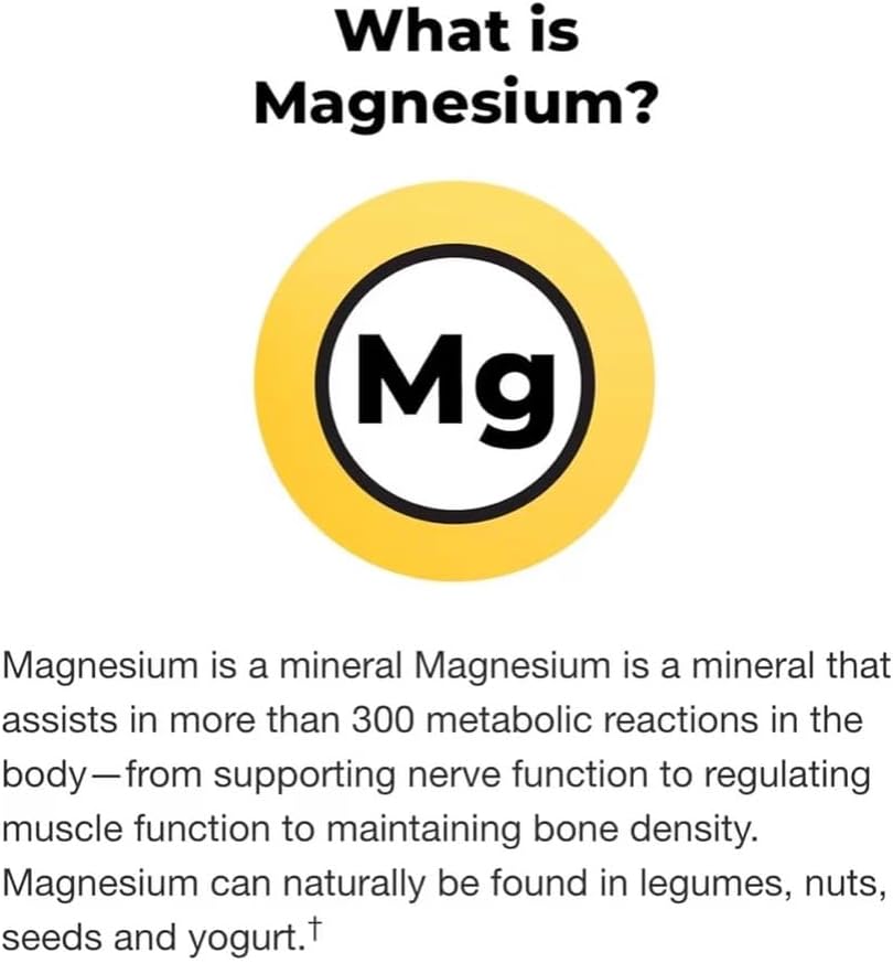 Miniatura 7 de Magnesio extra fuerte 400 mg Apoyo para huesos, nervios y músculos 180 cápsulas blandas - suministro para 6 meses Sin gluten Suplemento de