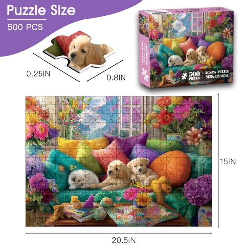 Puzzle de 500 Piezas Tema Animales 3+ Anos miniatura 2