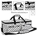 LUXJA Carrying Bag Compatible with Cricut Explore Air and Maker, Tote Bag Compatible with Cricut Explore Air, Silhouette Cameo 4 and Supplies (Bag Only, Patent Pending), Gray Dots