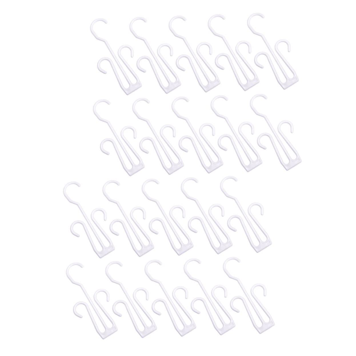 Luxshiny 20Pcs Shoe Hangers for Storage and Display Shoe Hooks with Double Hook Design Space Saving Shoe Racks for Home and Travel Sturdy and Shoe Organizers