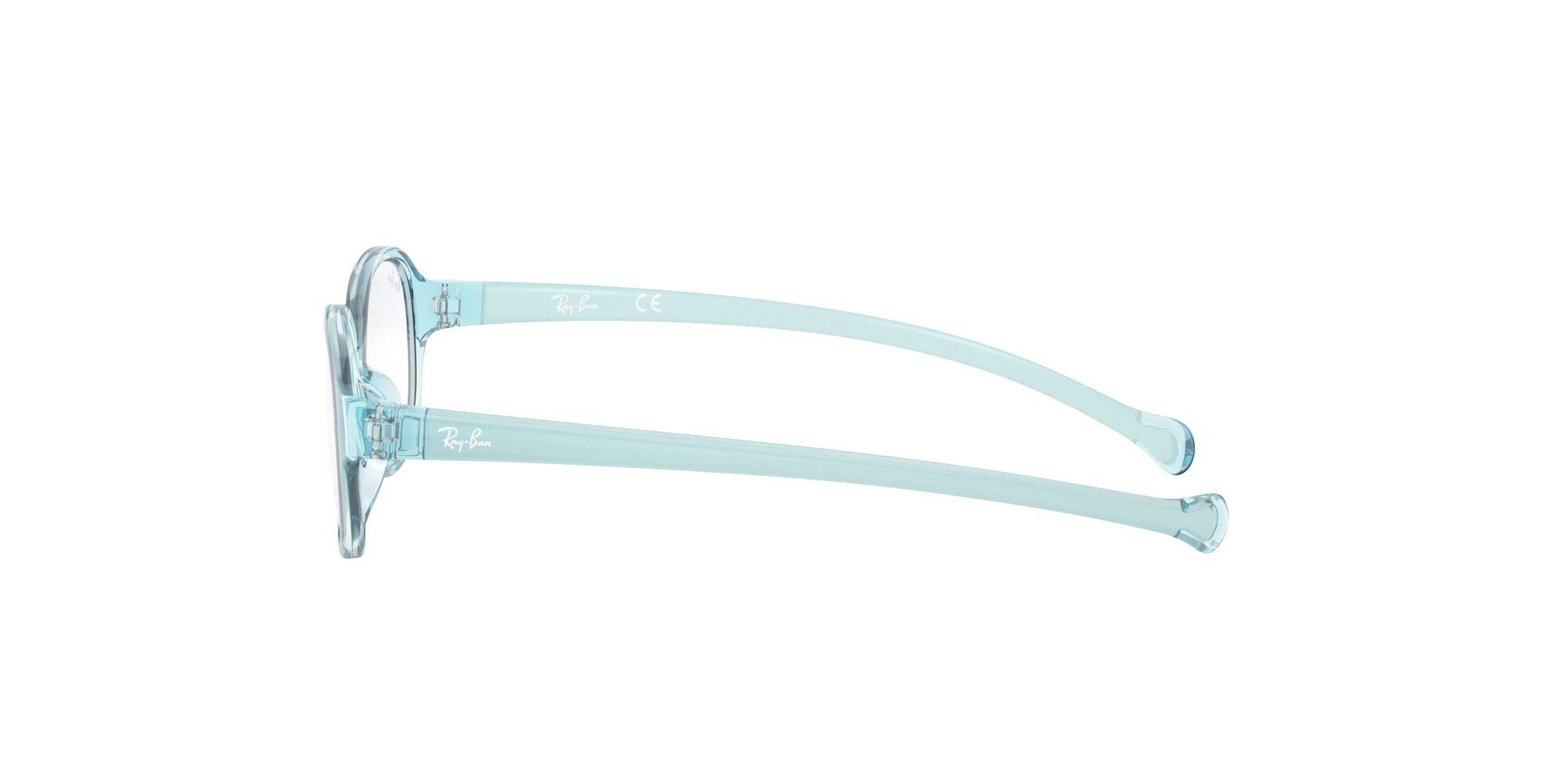 Ray-Ban Junior Kids RY1587 owalne oprawki do okularów korekcyjnych, Przezroczysta soczewka jasnoniebieska/demonstracyjna, 39 mm