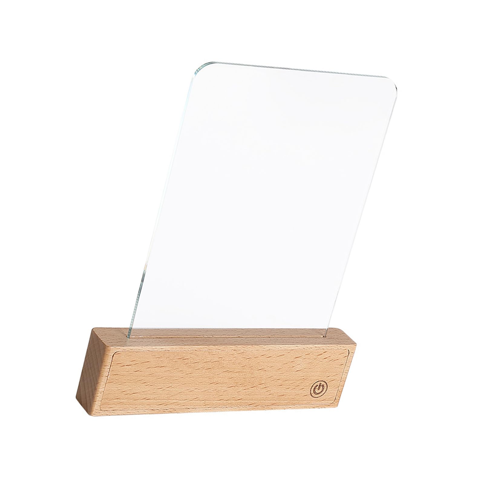 Tsophreniq Multi Functional Beech Wood Reading Lamp Offering Three Light Modes and for Desk Use Adjust Light