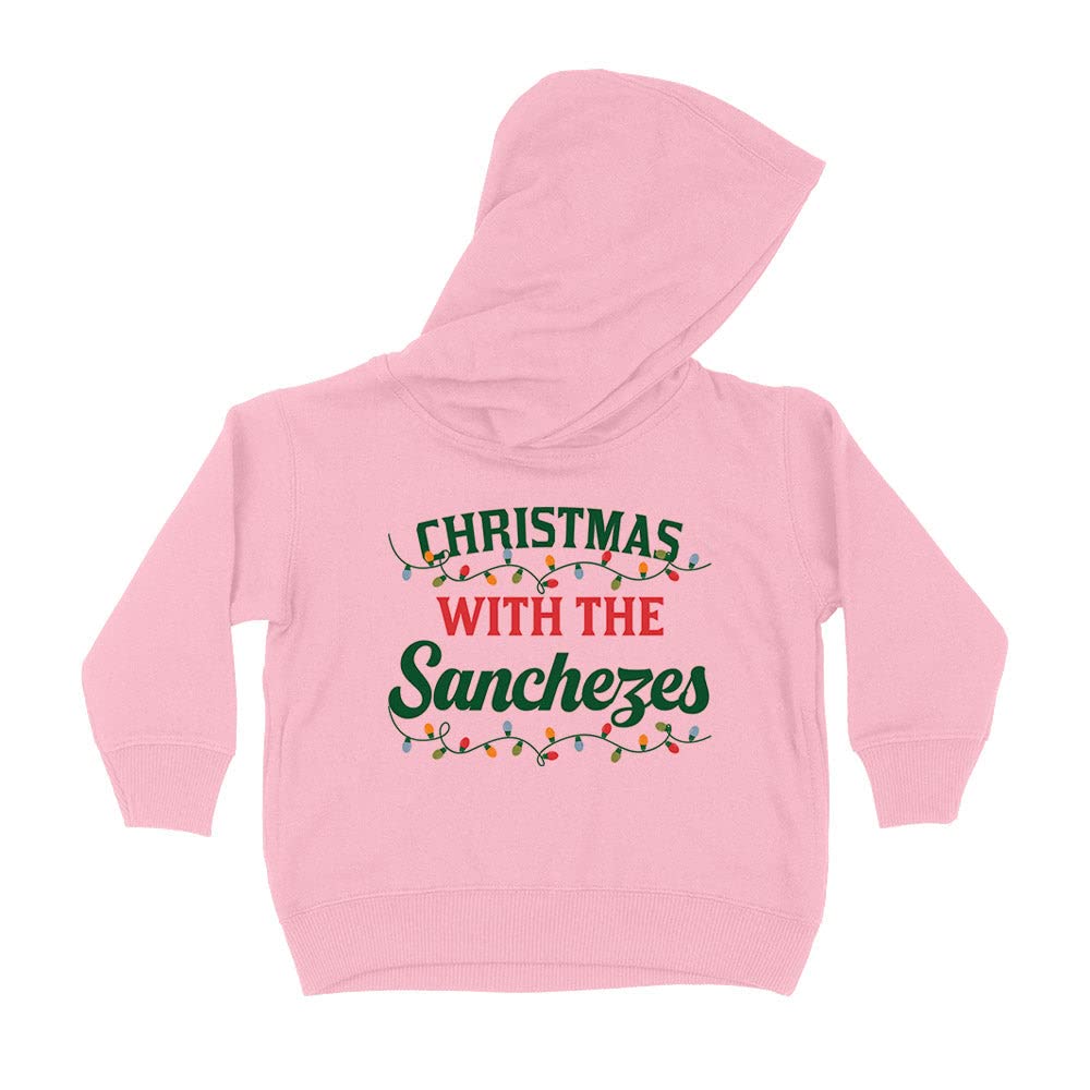 Christmas with The Sanchezes Kids Hoodie Sweatshirt Toddler 4T Light Pink