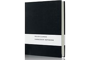 Black Hardcover Journal: Your Timeless Companion