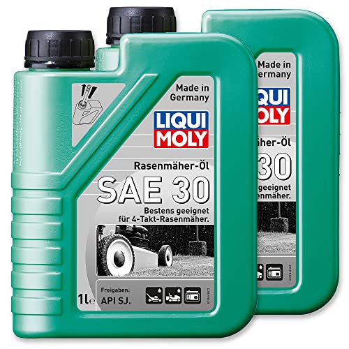 Aceite para cortacésped Liqui Moly 1264, SAE 30, aceite de motor API SG, 1 litro, 2 unidades