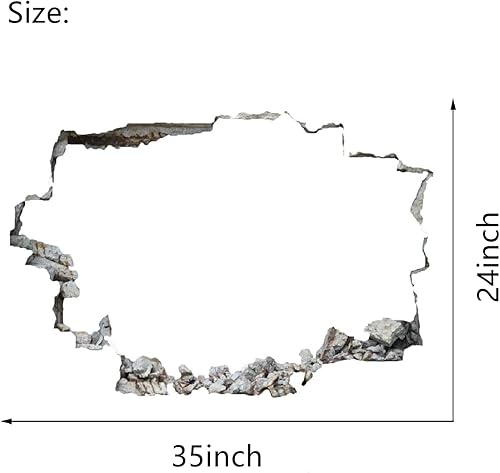 Miniatura 9 de Universe - Calcomanía de pared 3D  Adhesivo decorativo de vinilo Planet Art  Espacio extraíble  Despegar y pegar  Borde agrietado para niñas y