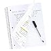 Five Star Spiral Notebook, 5 Subject, Wide Ruled Paper, Fights Ink Bleed, Water Resistant Cover, 8
