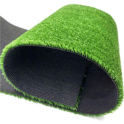 WJ Césped Artificial Sitio del recinto Césped Decoración Interior y Exterior Césped Techo Antiaéreo Césped plástico Decoración de alfombras (Color : T 1cm, Size : 2 * 1m)