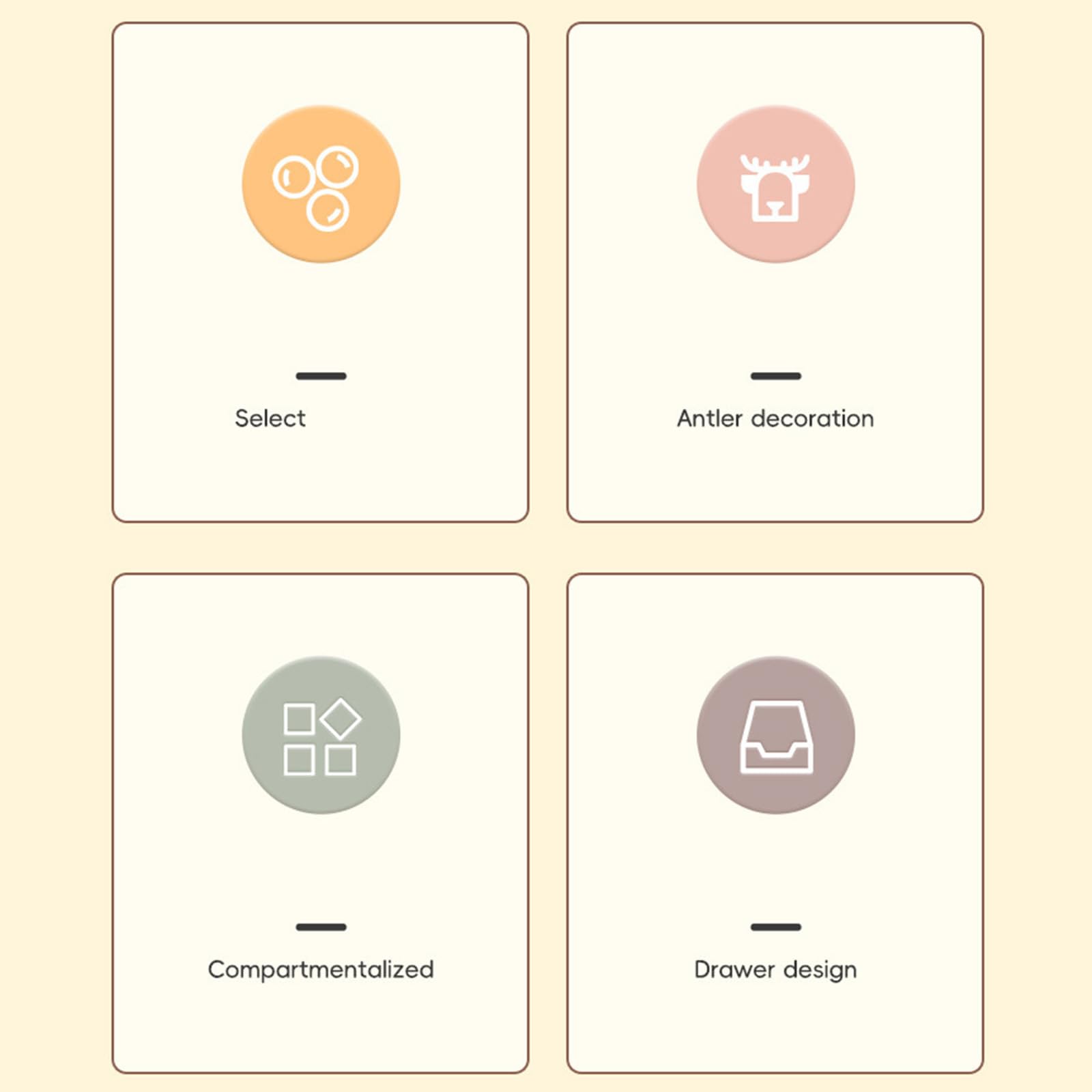 Organizer da scrivania multifunzione in ABS, con scomparti multipli, leggero, per la scrivania, per studenti